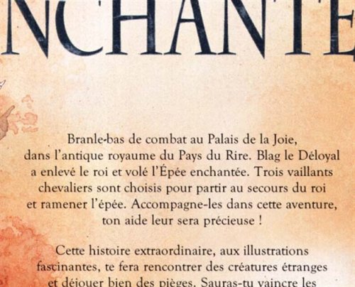 l' épée enchantée  