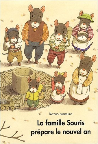 la famille souris prépare le nouvel an  