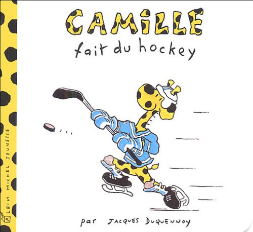 camille fait du hockey