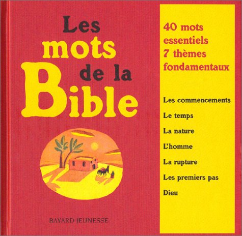 les mots de la bible  