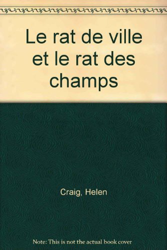 le rat de ville et le rat des champs  