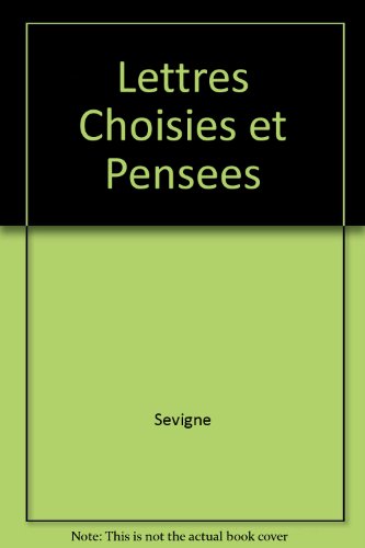 lettres choisies et pensées