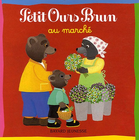 petit ours brun au marché