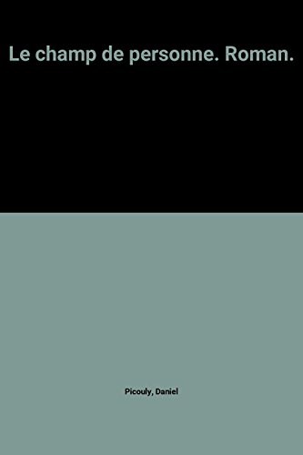 le champ de personne  