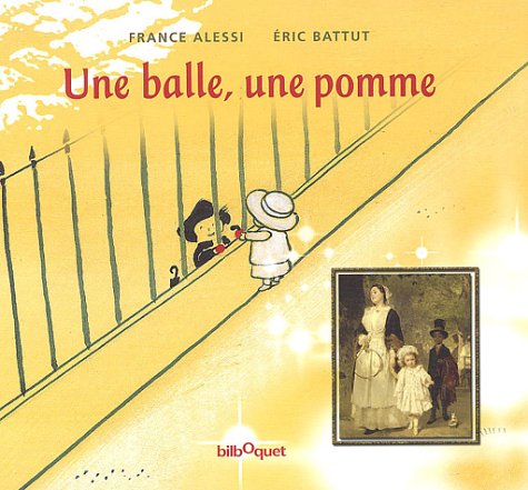 une balle, une pomme  