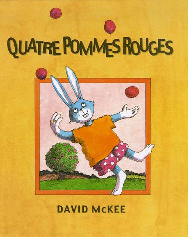 quatre pommes rouges