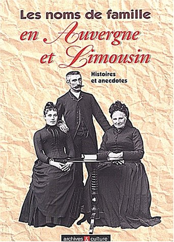 les noms de famille en auvergne et limousin  