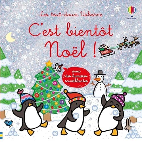 c'est bientôt noël ! - les tout-doux usborne - dès 6 mois
