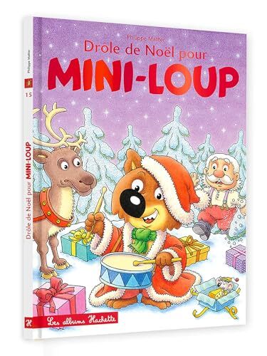 drôle de noël pour mini-loup avec couverture scintillante