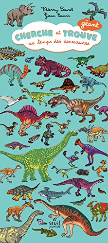 cherche et trouve géant au temps des dinosaures