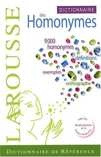 dictionnaire des homonymes