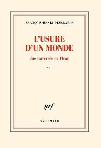 l' usure d'un monde  