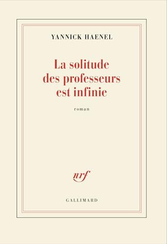 la solitude des professeurs est infinie  