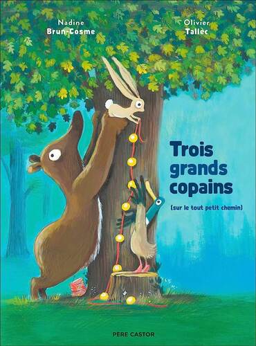 trois grands copains (sur le tout petit chemin)