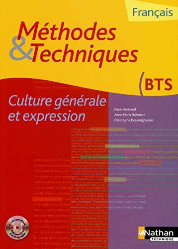 culture générale et expression. français, méthodes & techniques