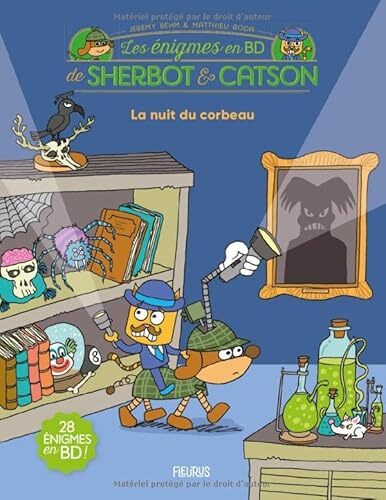 les énigmes en bd de sherbot & catson - la nuit du corbeau  