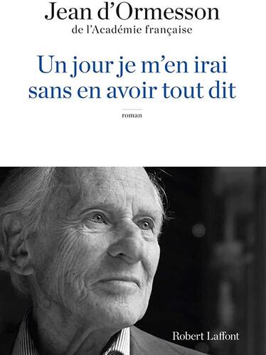 un jour je m'en irai sans en avoir tout dit  