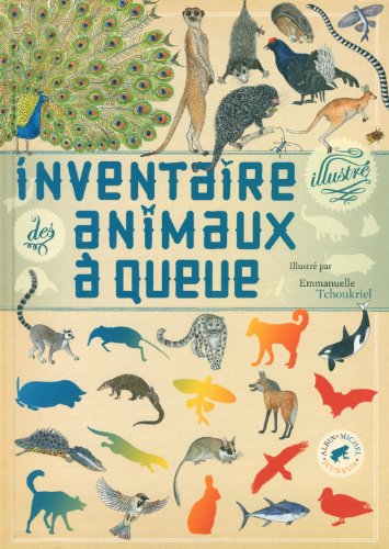 inventaire illustré des animaux à queue