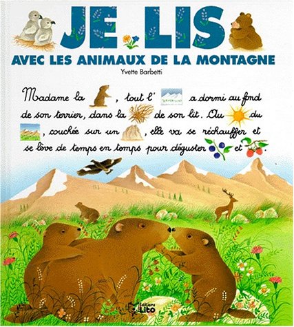 je lis avec les animaux de la campagne