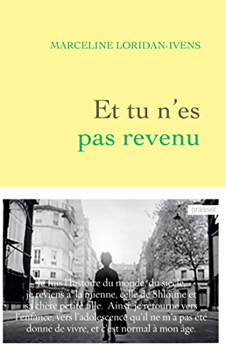 et tu n'es pas revenu