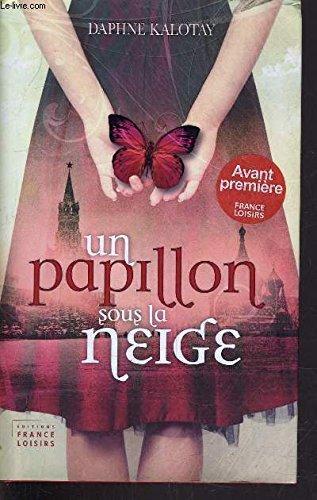 un papillon sous la neige  