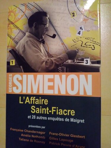 l' affaire saint-fiacre et 28 autres enquêtes de maigret  