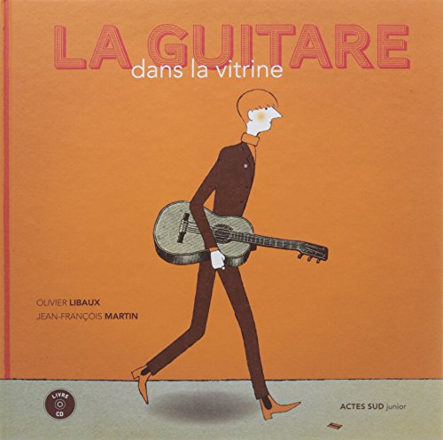 la guitare dans la vitrine  