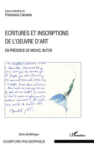 ecritures et inscriptions de l'oeuvre d'art