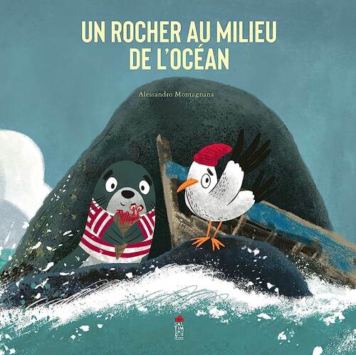 un rocher au milieu de l'océan  
