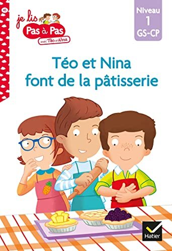 téo et nina font de la pâtisserie (je lis pas à pas, niveau 1 gs-cp) [45]