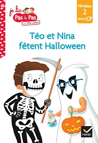 téo et nina fêtent halloween (je lis pas à pas, niveau 2 milieu de cp) [46]
