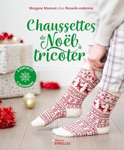 chaussettes de noël à tricoter