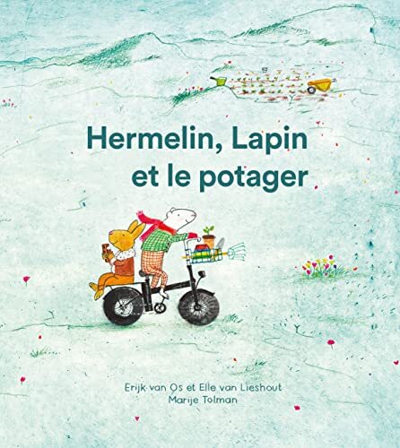 hermelin, lapin et le potager