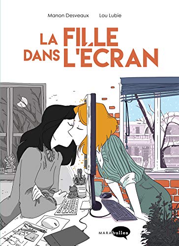 la fille dans l'écran  