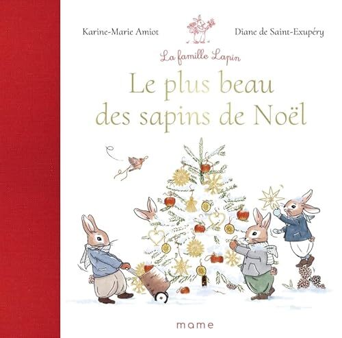 la famille lapin : le plus beau des sapins de noël  