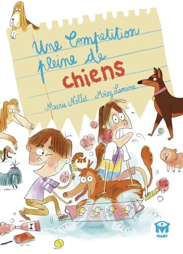 une compétition pleine de chiens  