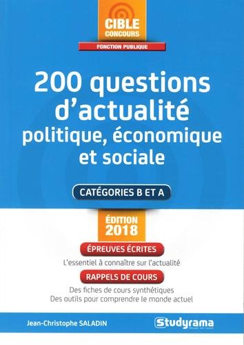 200 questions d'actualité politique, économique et sociale