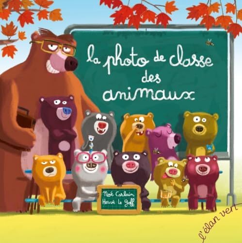 la photo de classe des animaux  