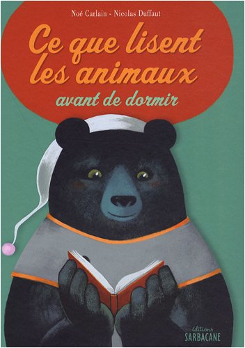 ce que lisent les animaux avant de dormir