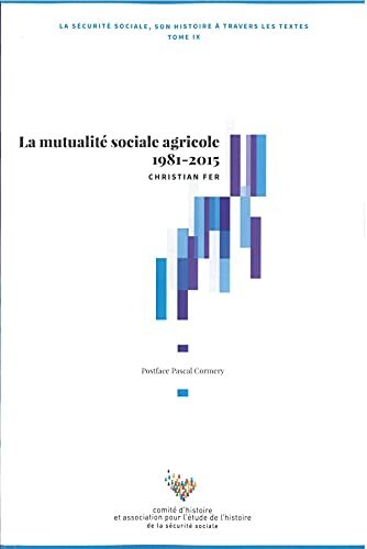 la mutualité sociale agricole, 1981-2015   [9]