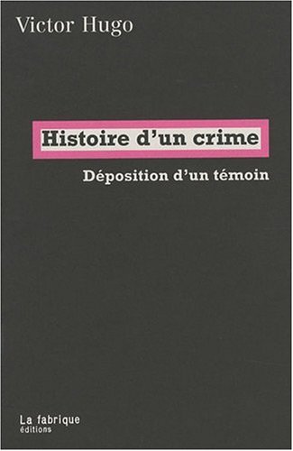 histoire d'un crime