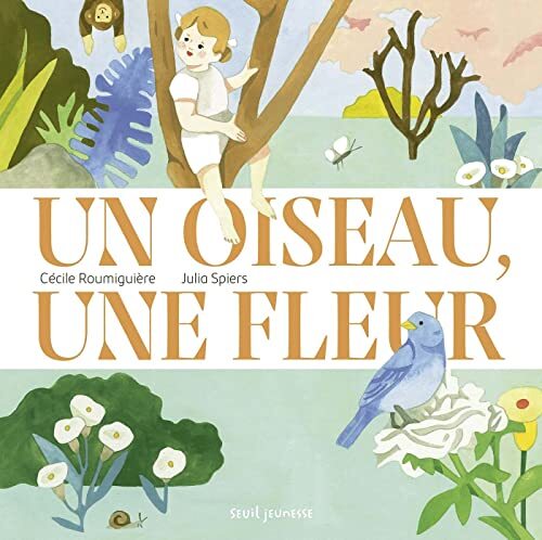 un oiseau, une fleur  