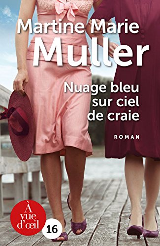 nuage bleu sur ciel de craie