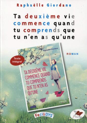 ta deuxième vie commence quand tu comprends que tu n'en as qu'une